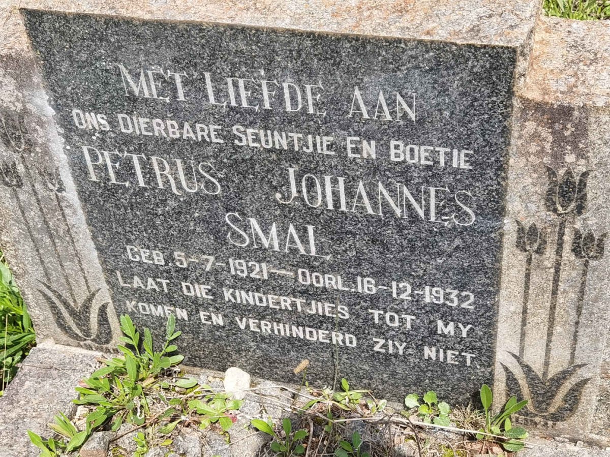 SMAL Petrus Johannes 1921-1932