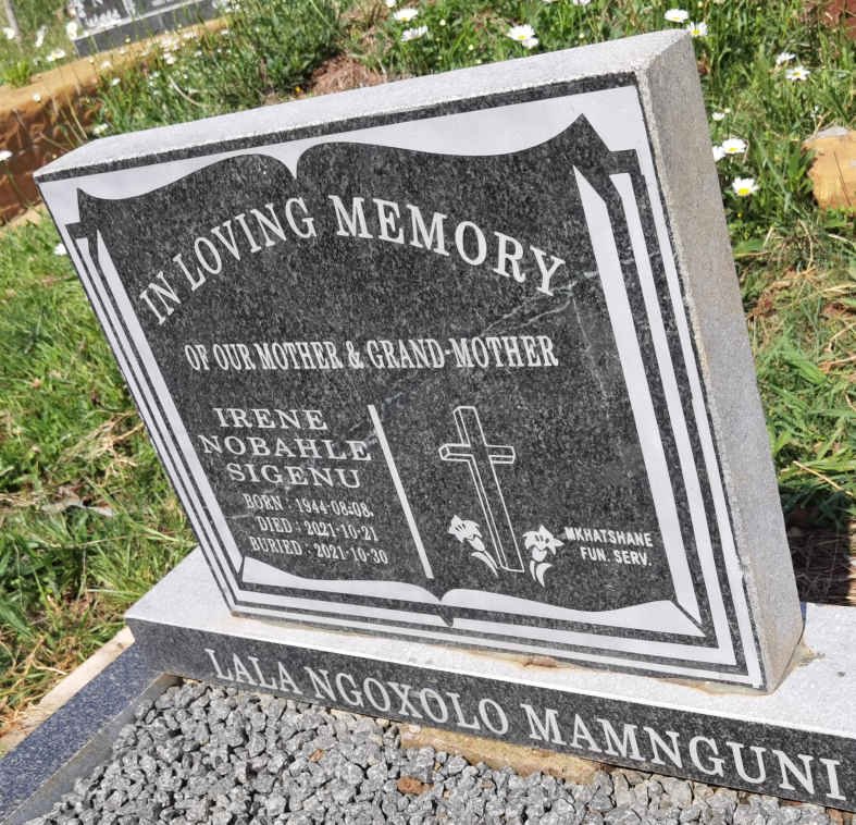 SIGENU Irene Nobahle 1944-2021