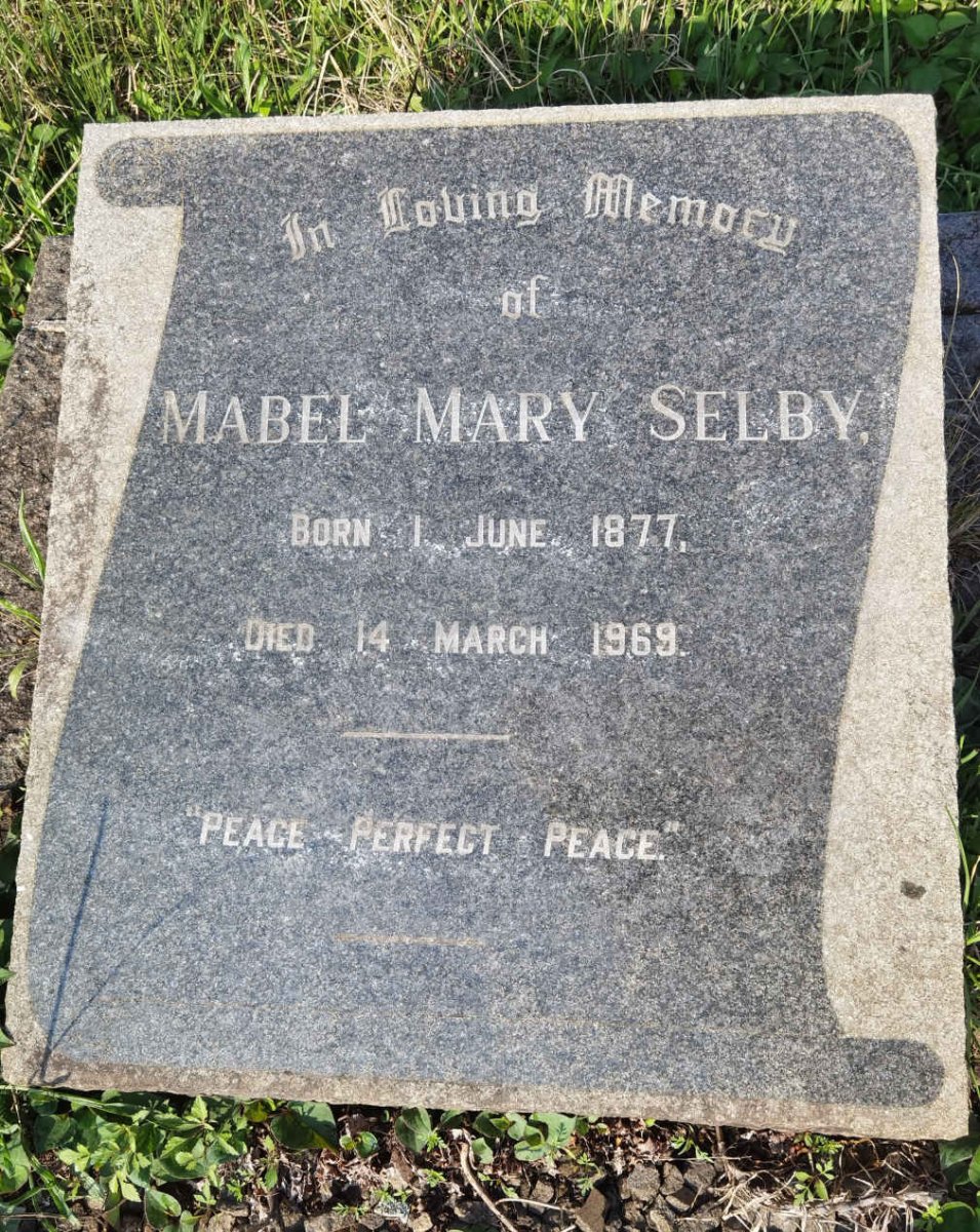 SELBY Mabel Mary 1877-1969