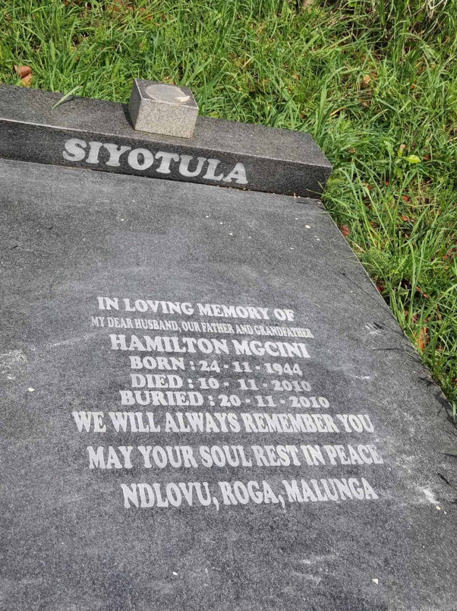 SIYOTULA Hamilton Mgcini 1944-2010