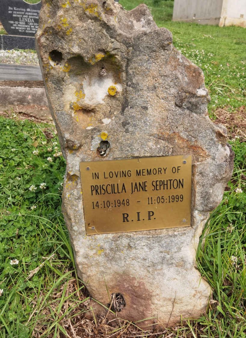 SEPHTON Priscilla Jane 1948-1999