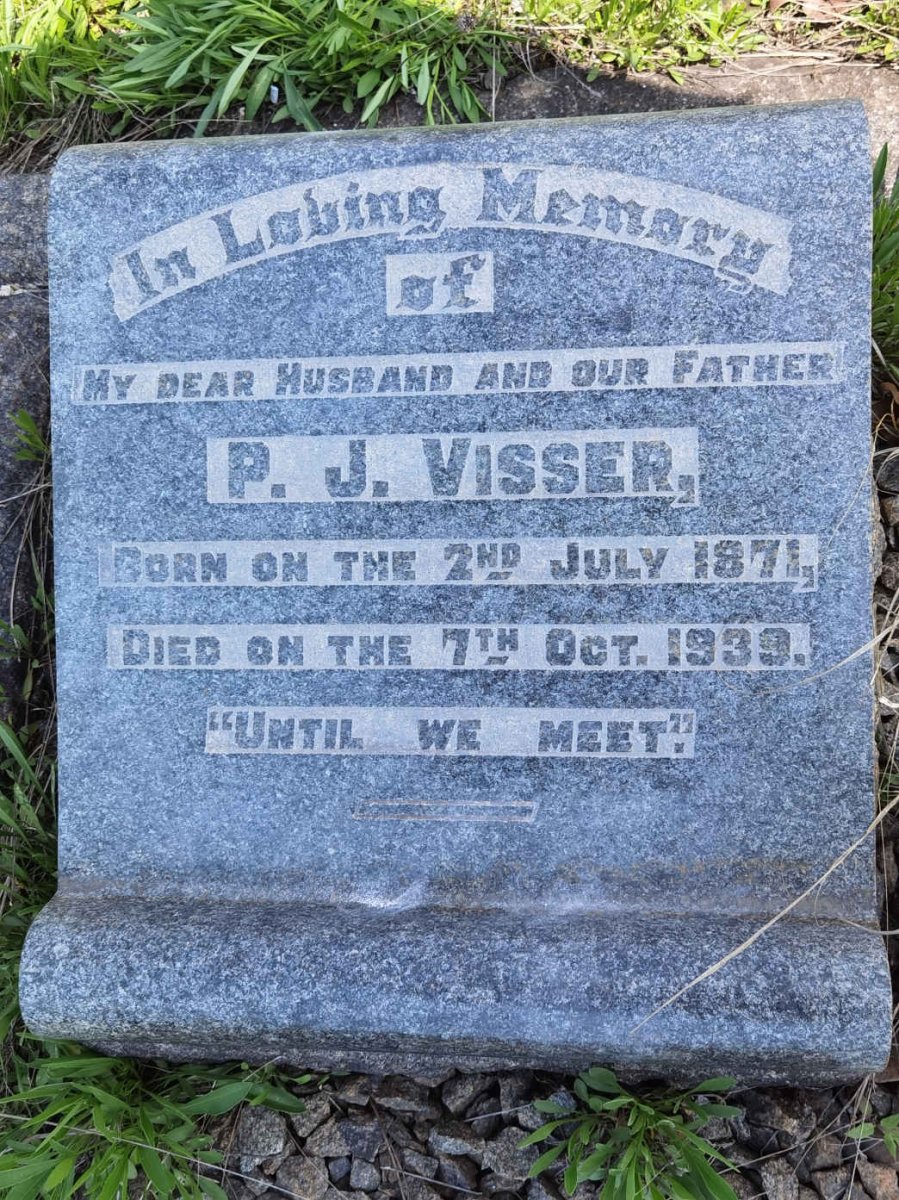 VISSER P.J. 1871-1939