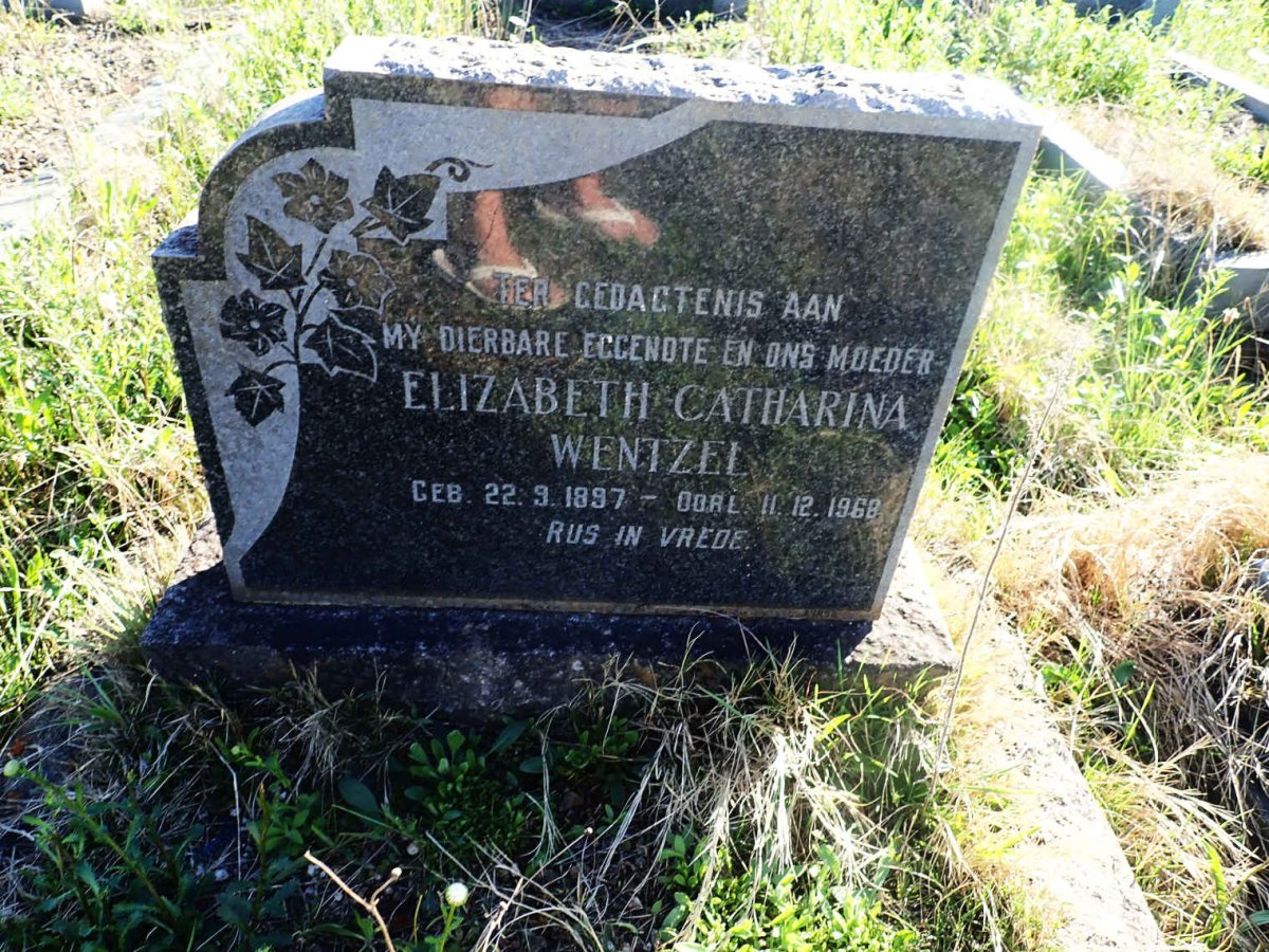 WENTZEL Elizabeth Catharina 1897-1968