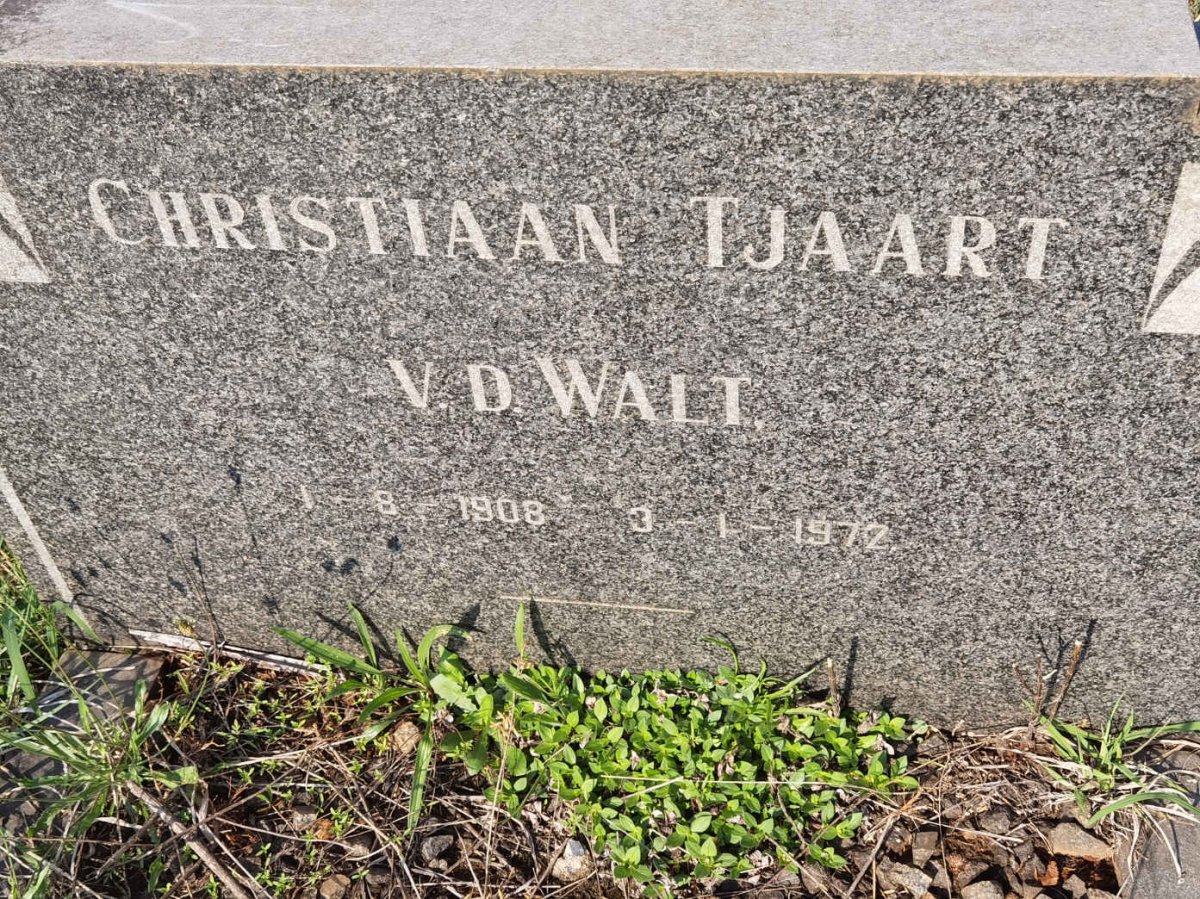 WALT Christiaan Tjaart, v.d. 1908-1972