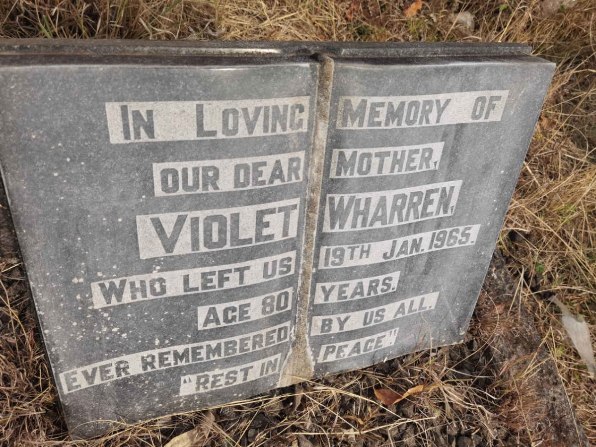 WHARREN Violet -1965