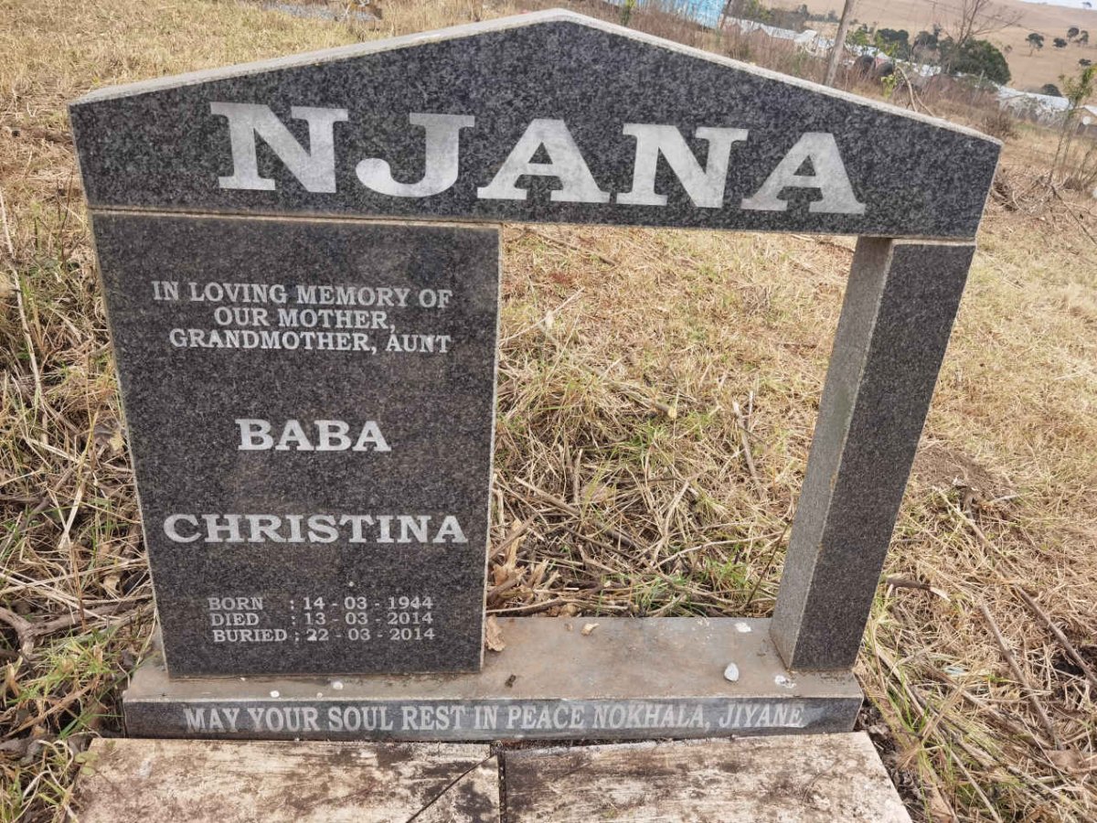 NJANA Baba Christina 1944-2014