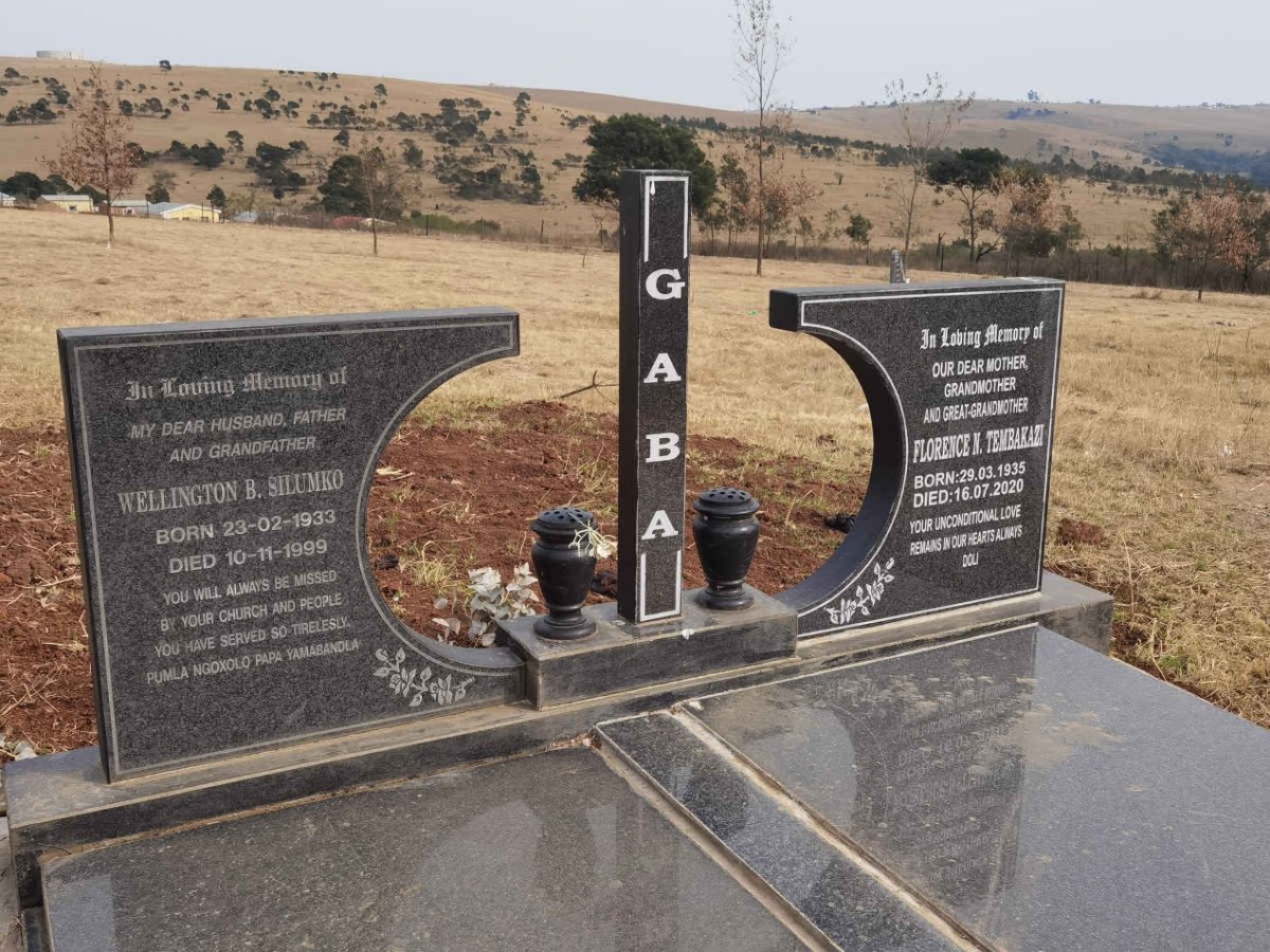 GABA Wellington B. Silumko 1933-1999 &amp; Florence N. Tembakazi 1935-2020