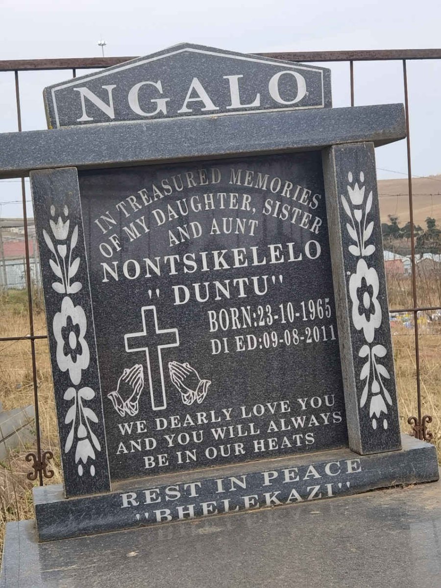 NGALO Nontsikelelo 1965-2011
