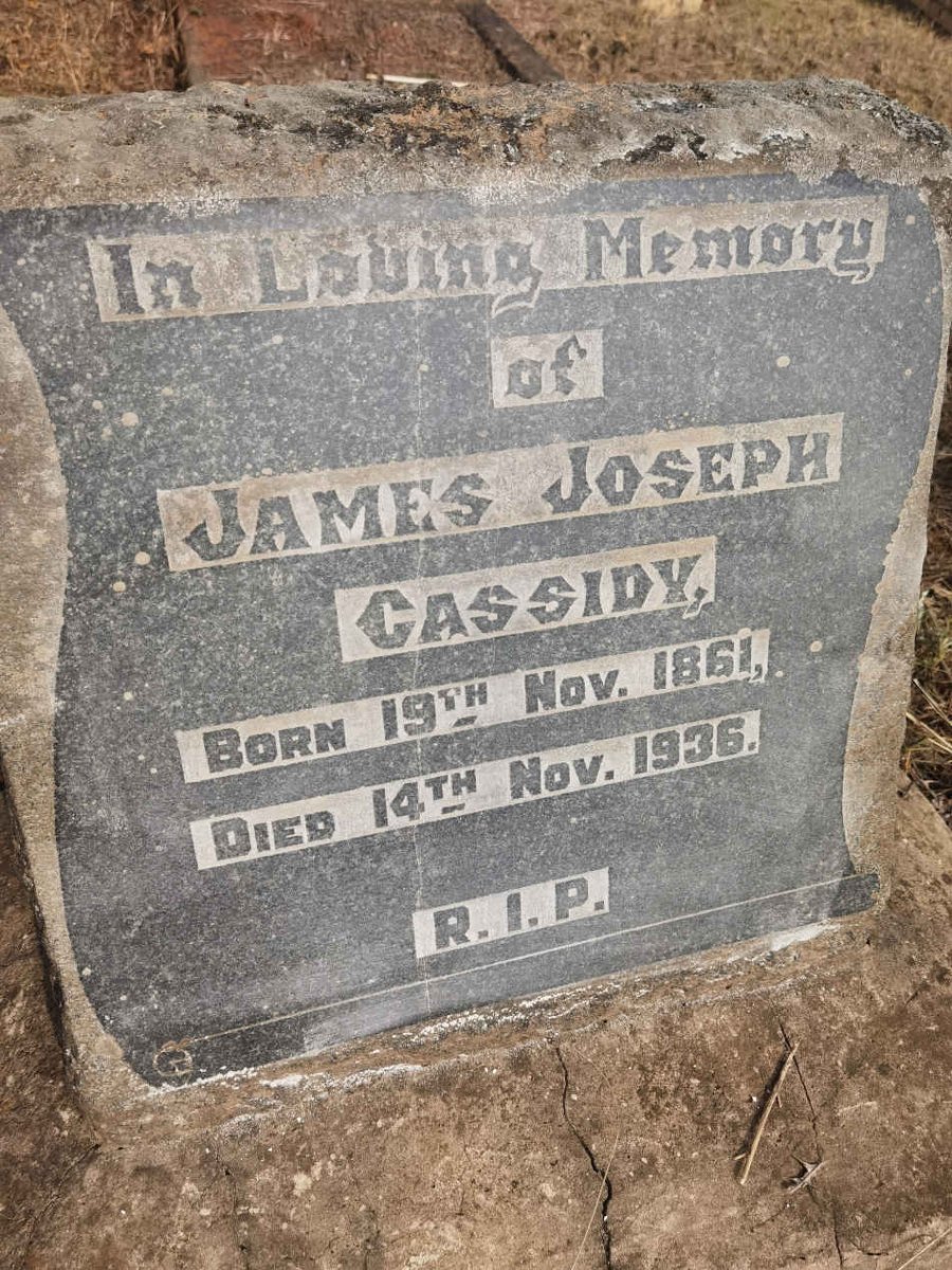 CASSIDY James Joseph 1861-1936