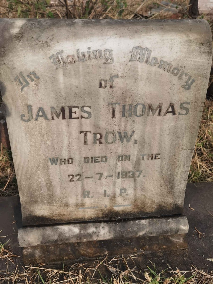 TROW James Thomas -1937