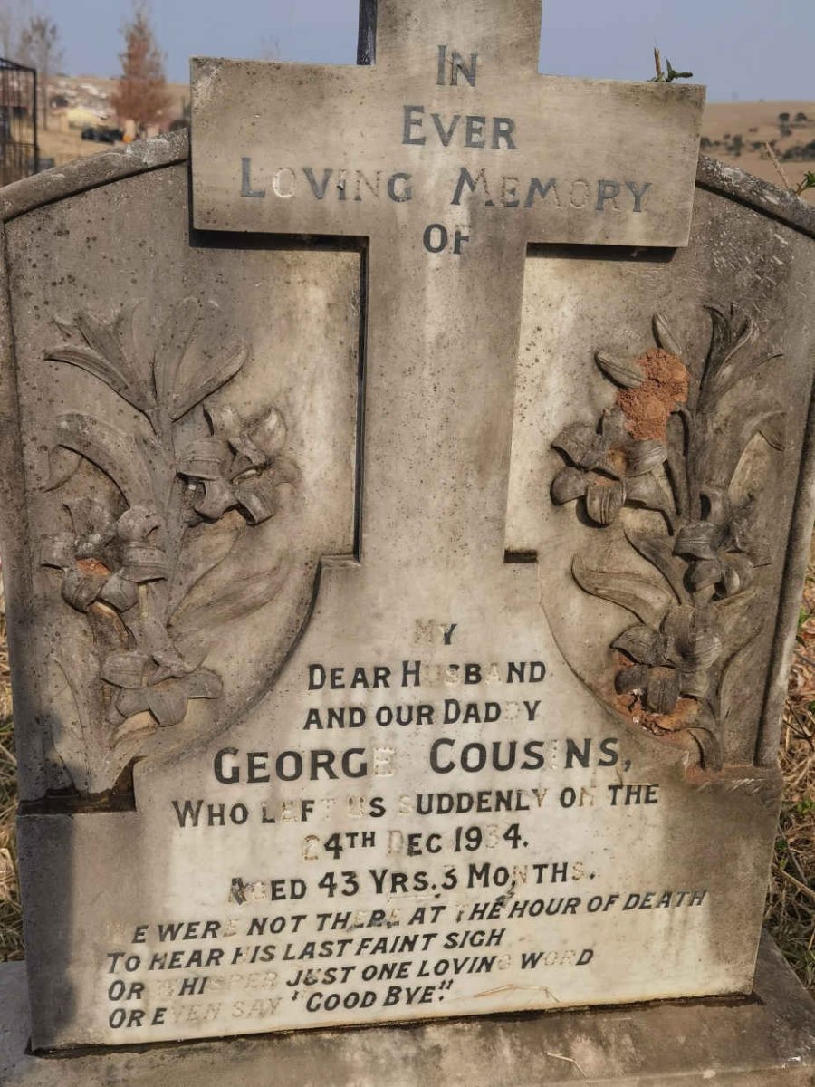 COUSINS George -1934