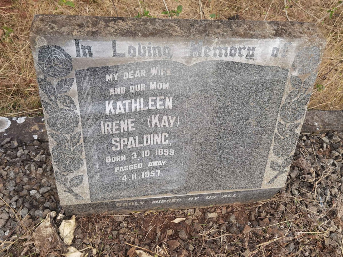 SPALDING Kathleen Irene 1899-1957