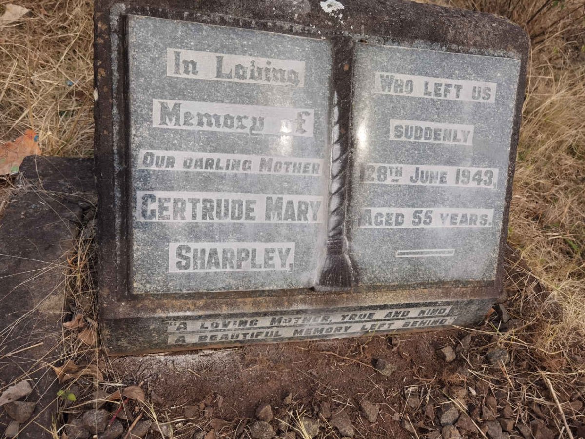 SHARPLEY Gertrude Mary -1943