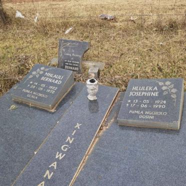 XINGWANA Mhlauli Bernard 1922-1972 &amp; Hluleka Josephine 1924-1990