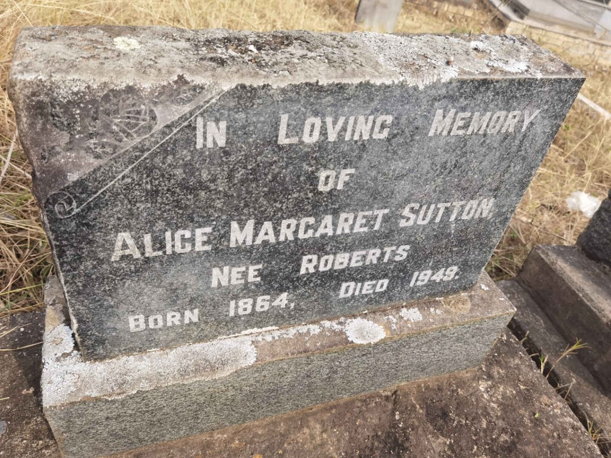 SUTTON Alice Margaret nee ROBERTS 1864-1949