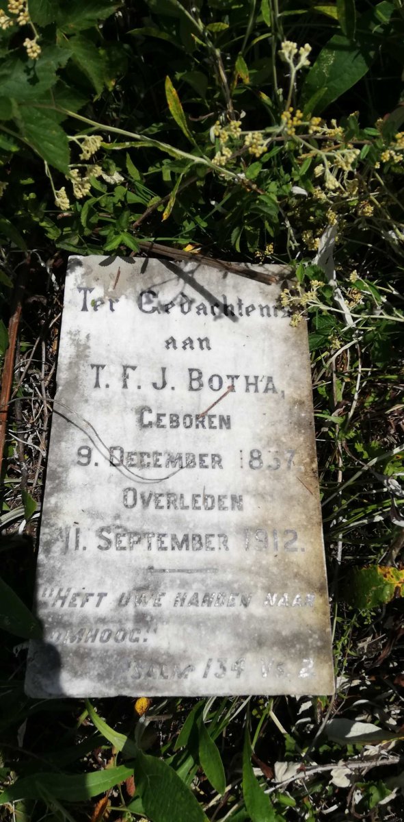BOTHA T.F.J. 1837-1912