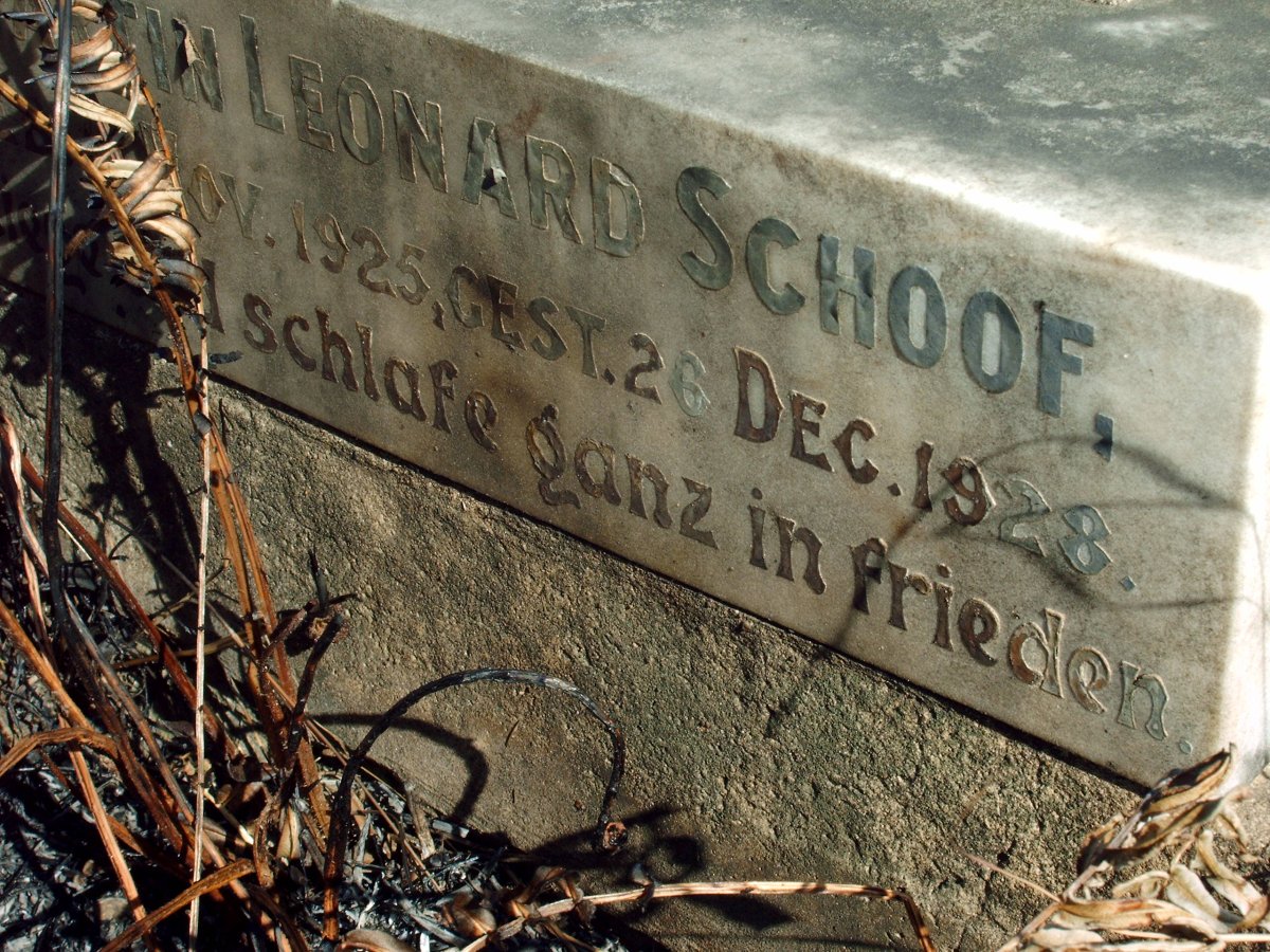 SCHOOF ? Leonard 1925-1928
