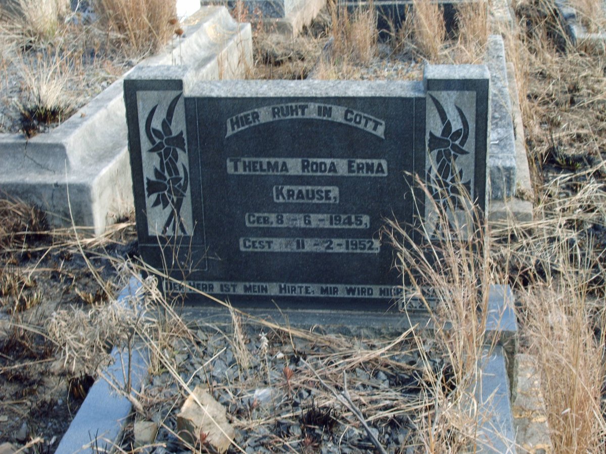 KRAUSE Thelma Roda Erna 1945-1952