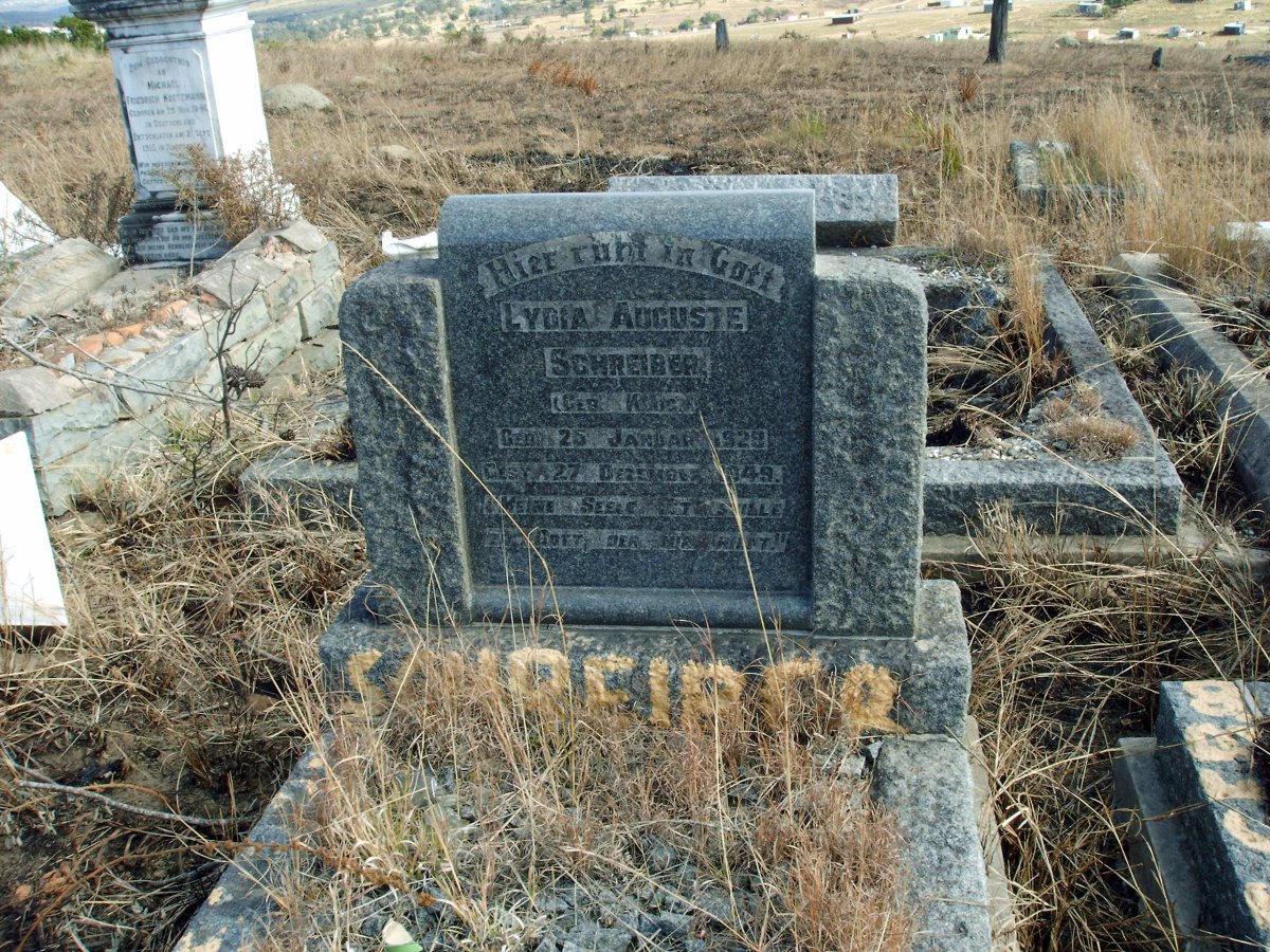 SCHREIBER Lydia Auguste nee KLUG 1929-1949