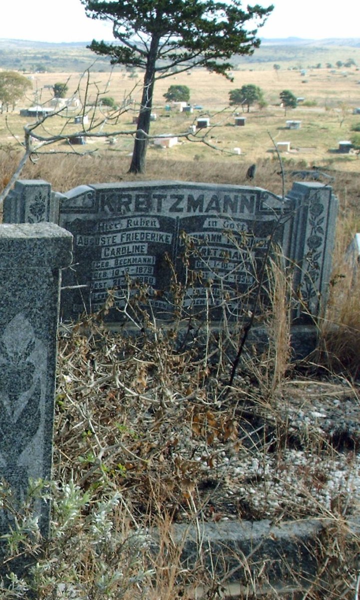 KRETZMANN Hermann Friedrich 187?-1950 &amp; Auguste Friederike Caroline BECKMANN 1879-1960