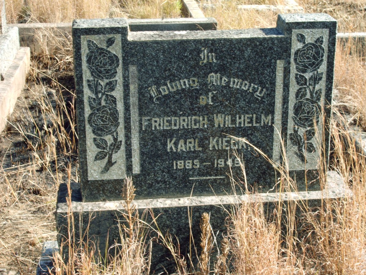 KIECK Friedrich Wilhelm Karl 1885-1949