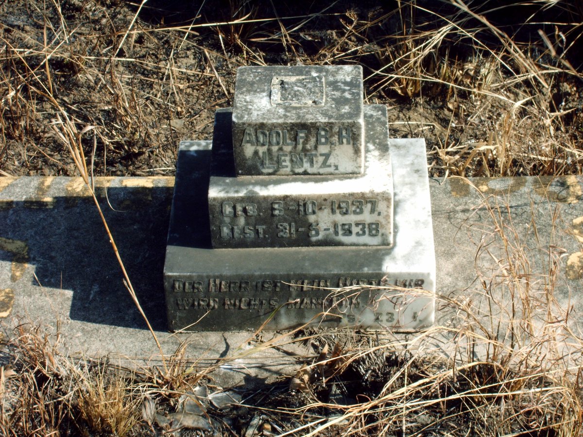 LENTZ Adolf B.H. 1937-1938