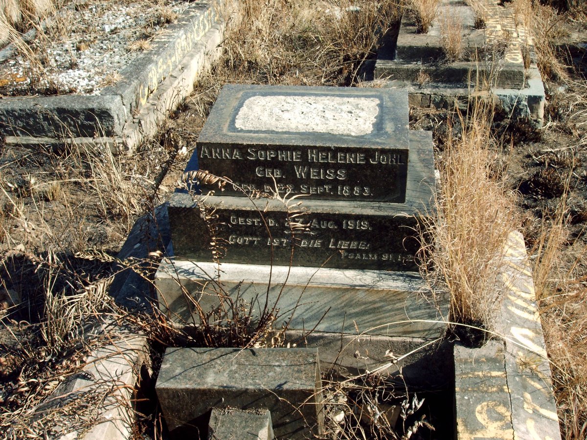 JOHL Anna Sophie Helene nee WEISS 1883-1919