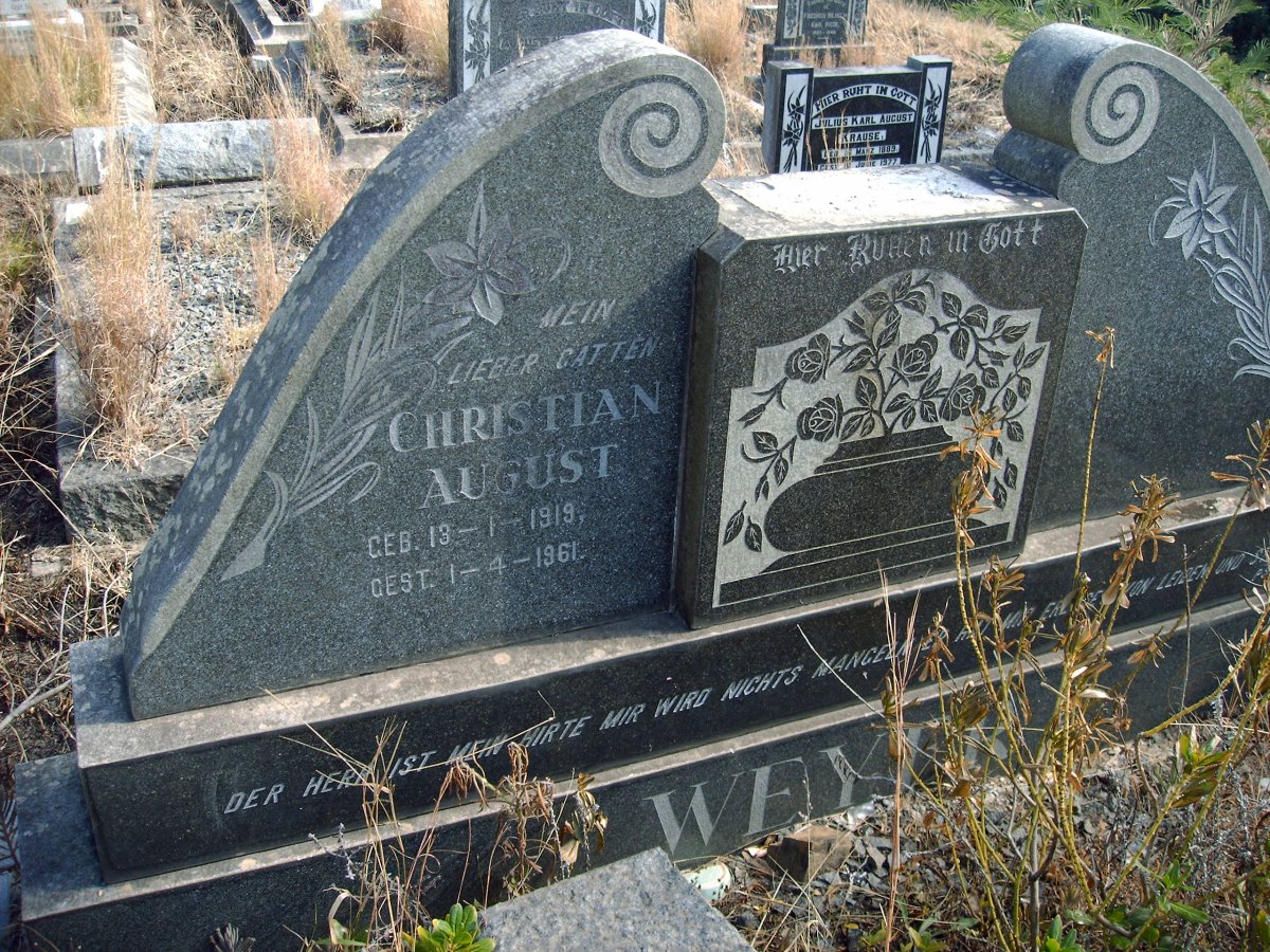 WEYER Christian August 1919-1961