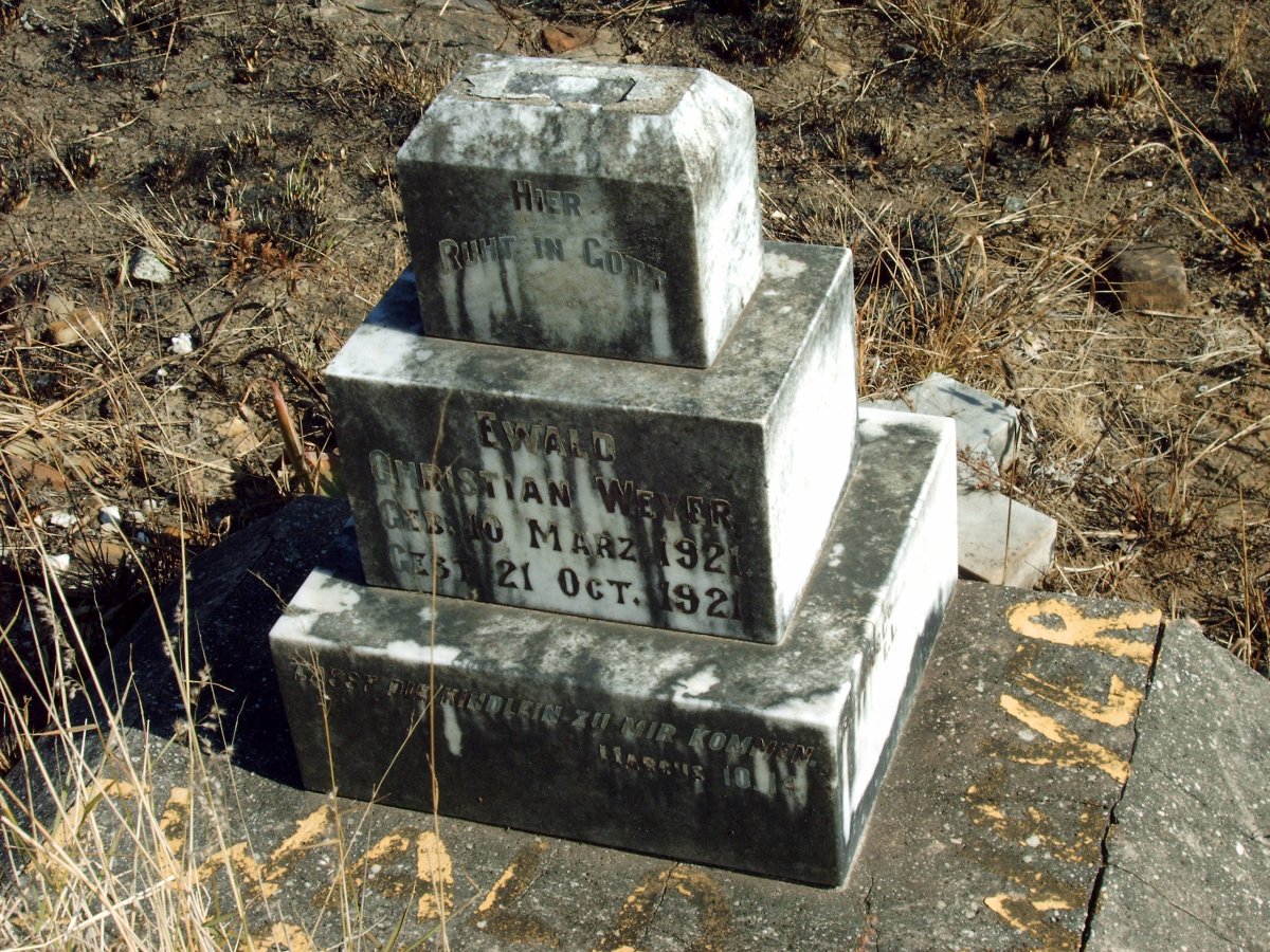 WEYER Ewald Christian 1921-1921