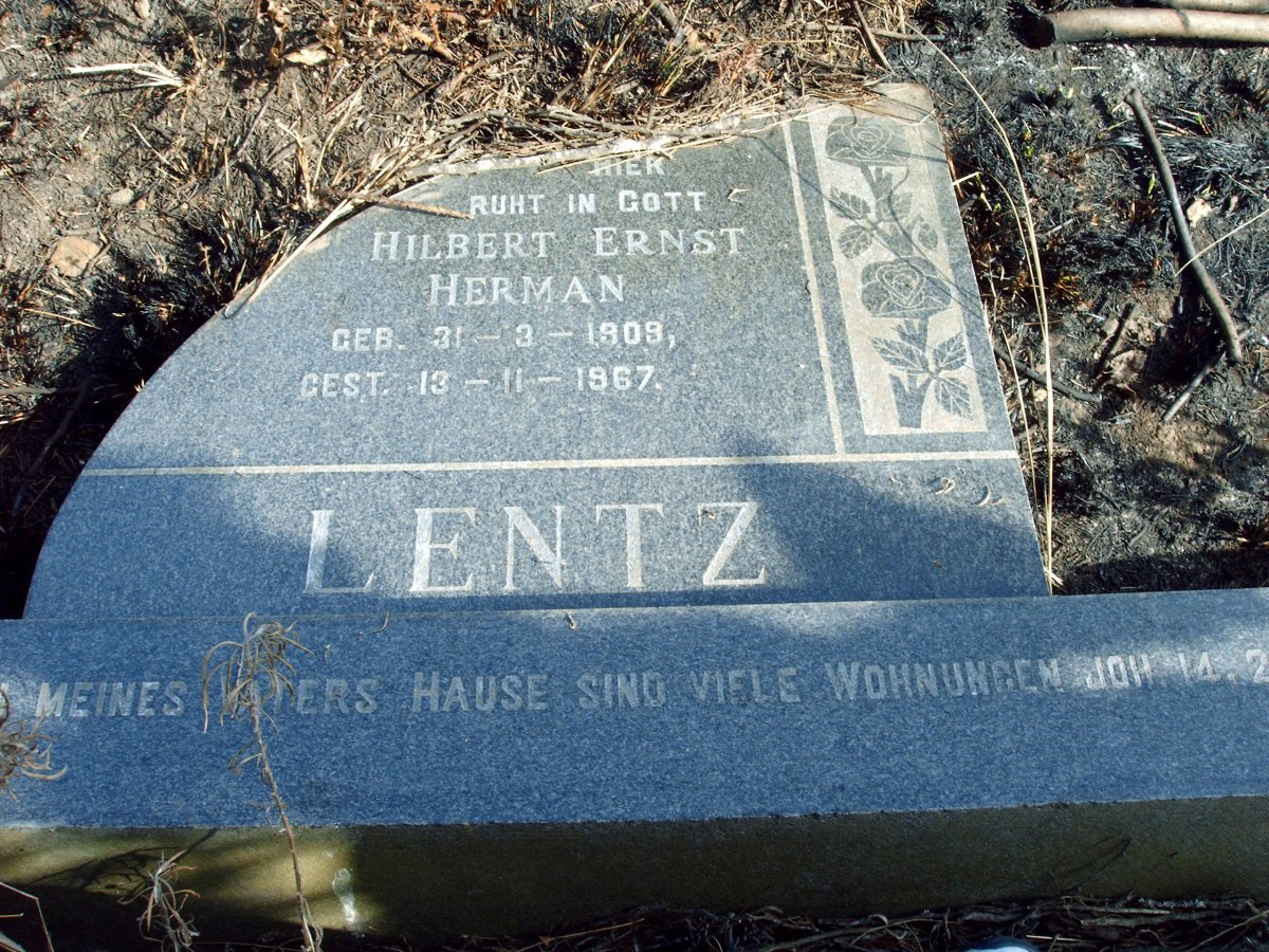 LENTZ Hilbert Ernst Herman 1909-1967