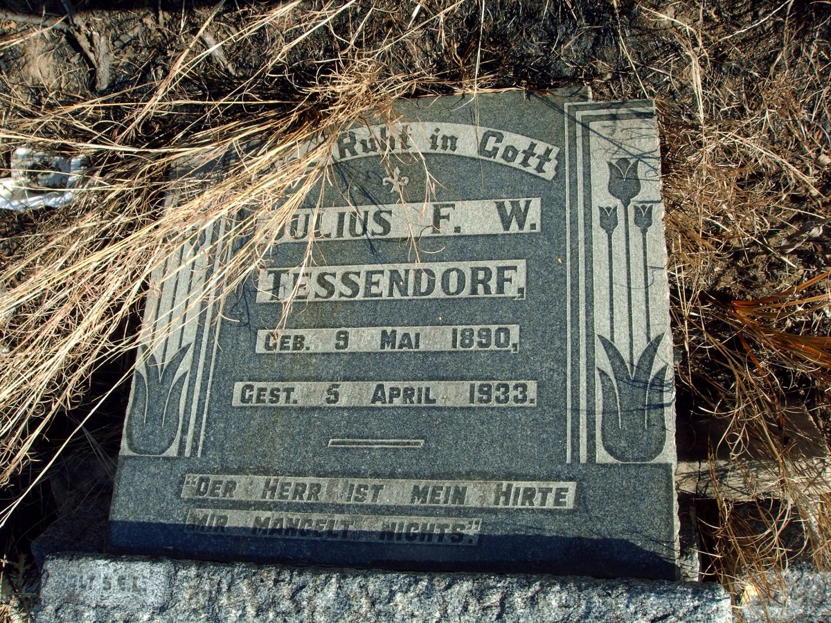 TESSENDORF Julius F.W. 1890-1933