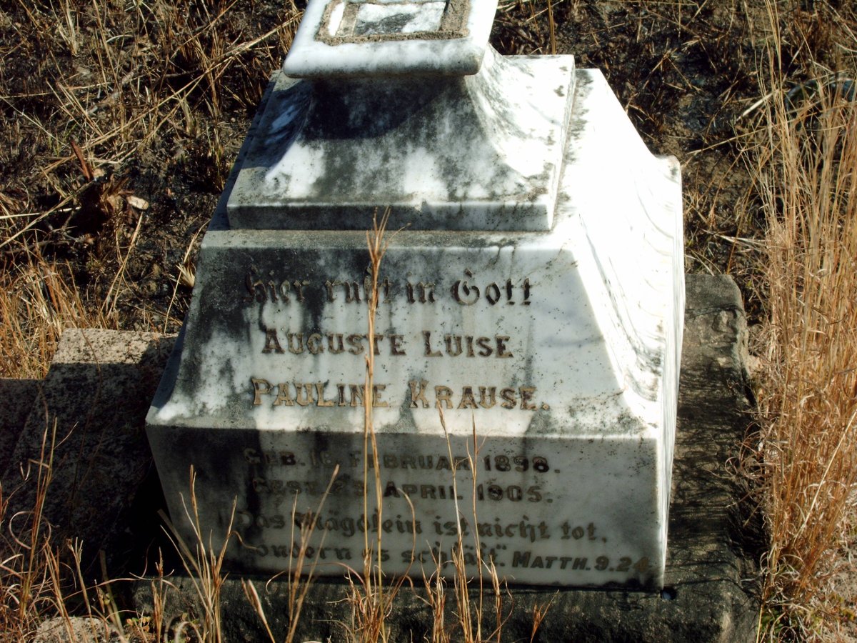 KRAUSE Auguste Luise Pauline 1898-1905