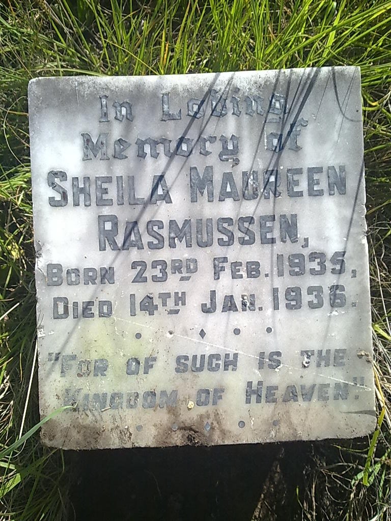 RASMUSSEN Sheila Maureen 1935-1936