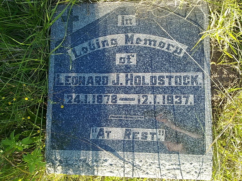 HOLDSTOCK Leonard J. 1878-1937