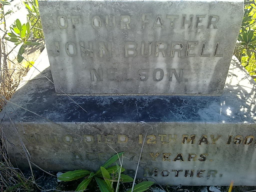 NELSON John Burrell -1901