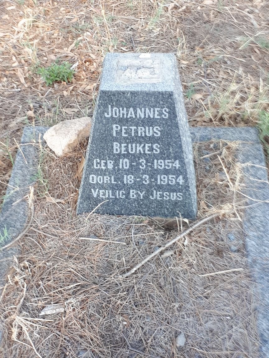 BEUKES Johannes Petrus 1954-1954