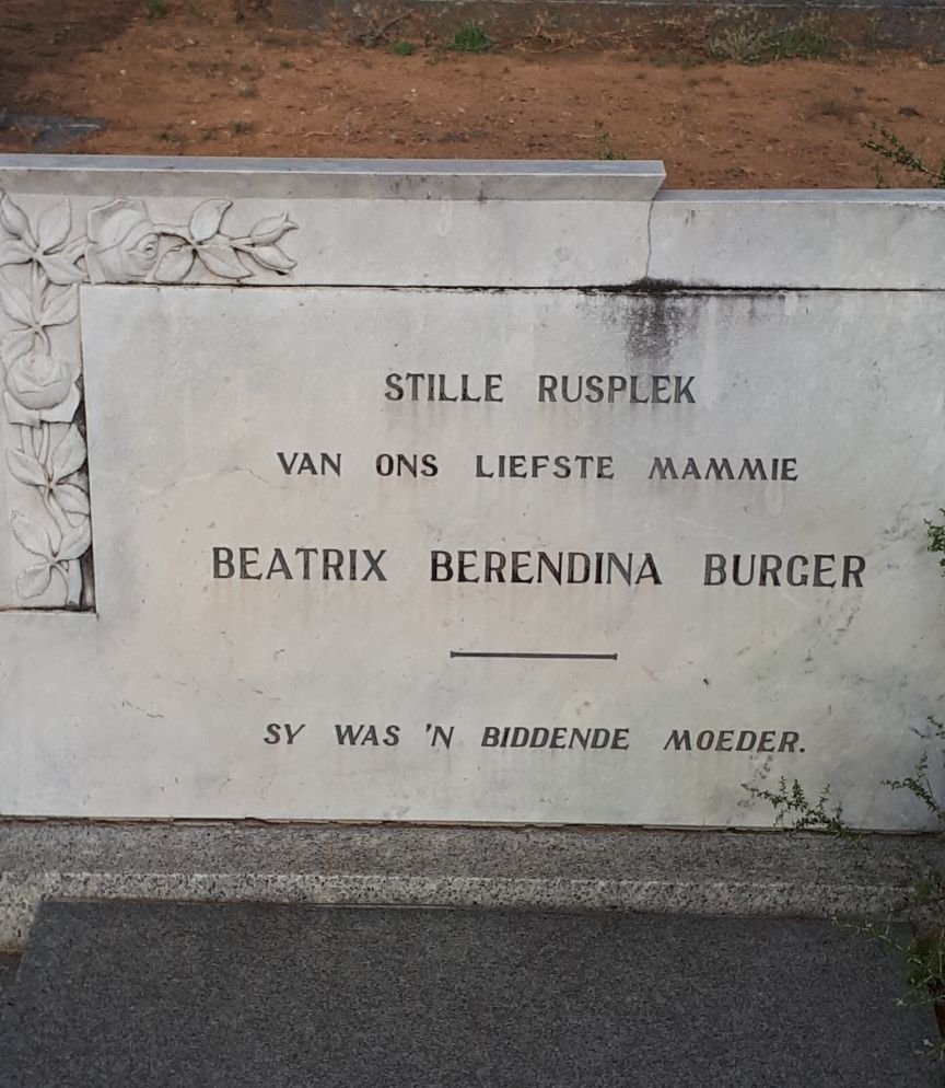 BURGER Beatrix Berendina