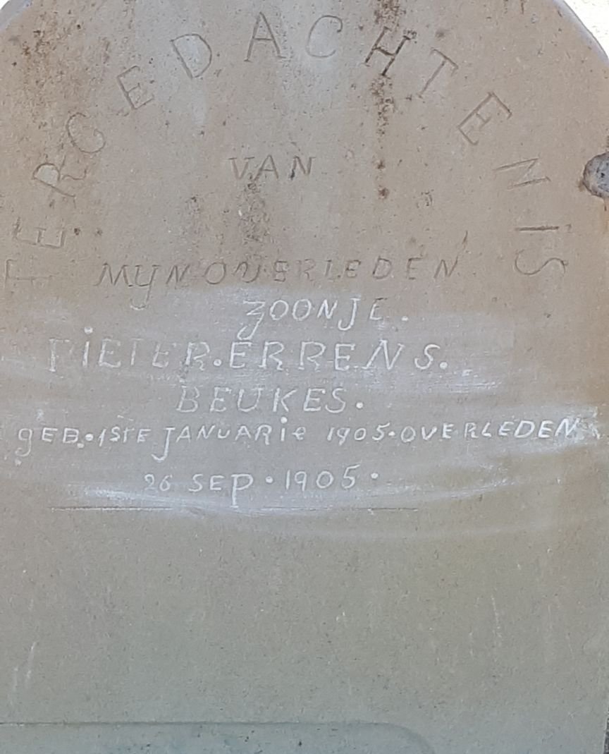 BEUKES Pieter Errens 1905-1905