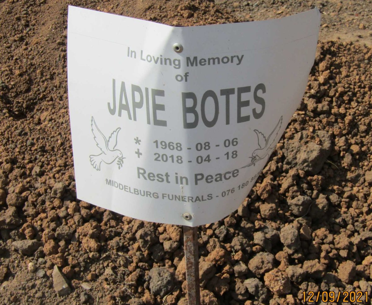 BOTES Japie 1968-2018