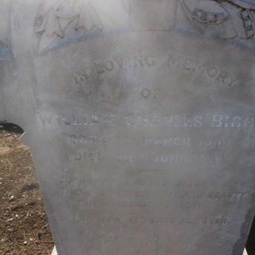 BIGGS William Charles 1904-1915 