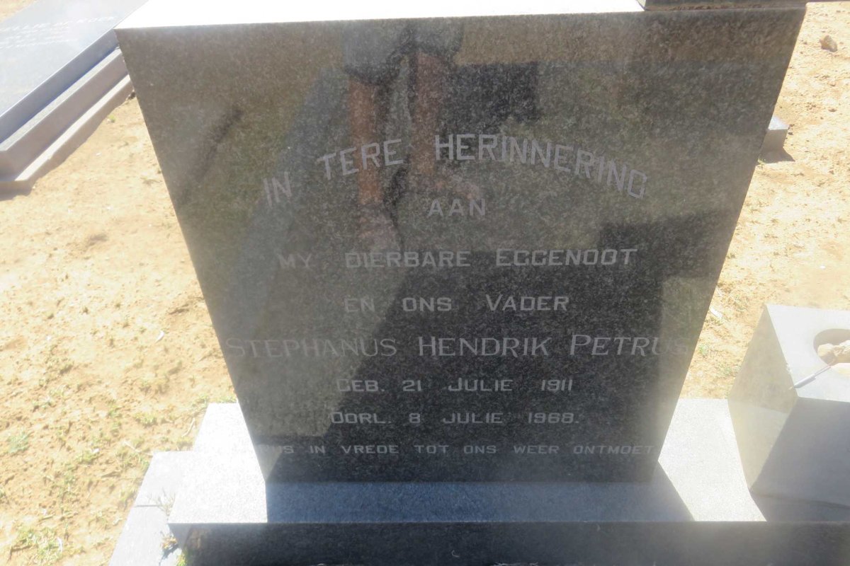 BOSHOFF Stephanus Hendrik Petrus 1911-1968 &amp; Ella BARNARD 1914-1978