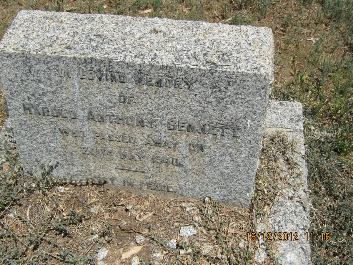BENNETT Harold Anthony -1940