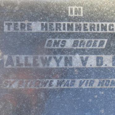 BERG Allewyn, v.d.