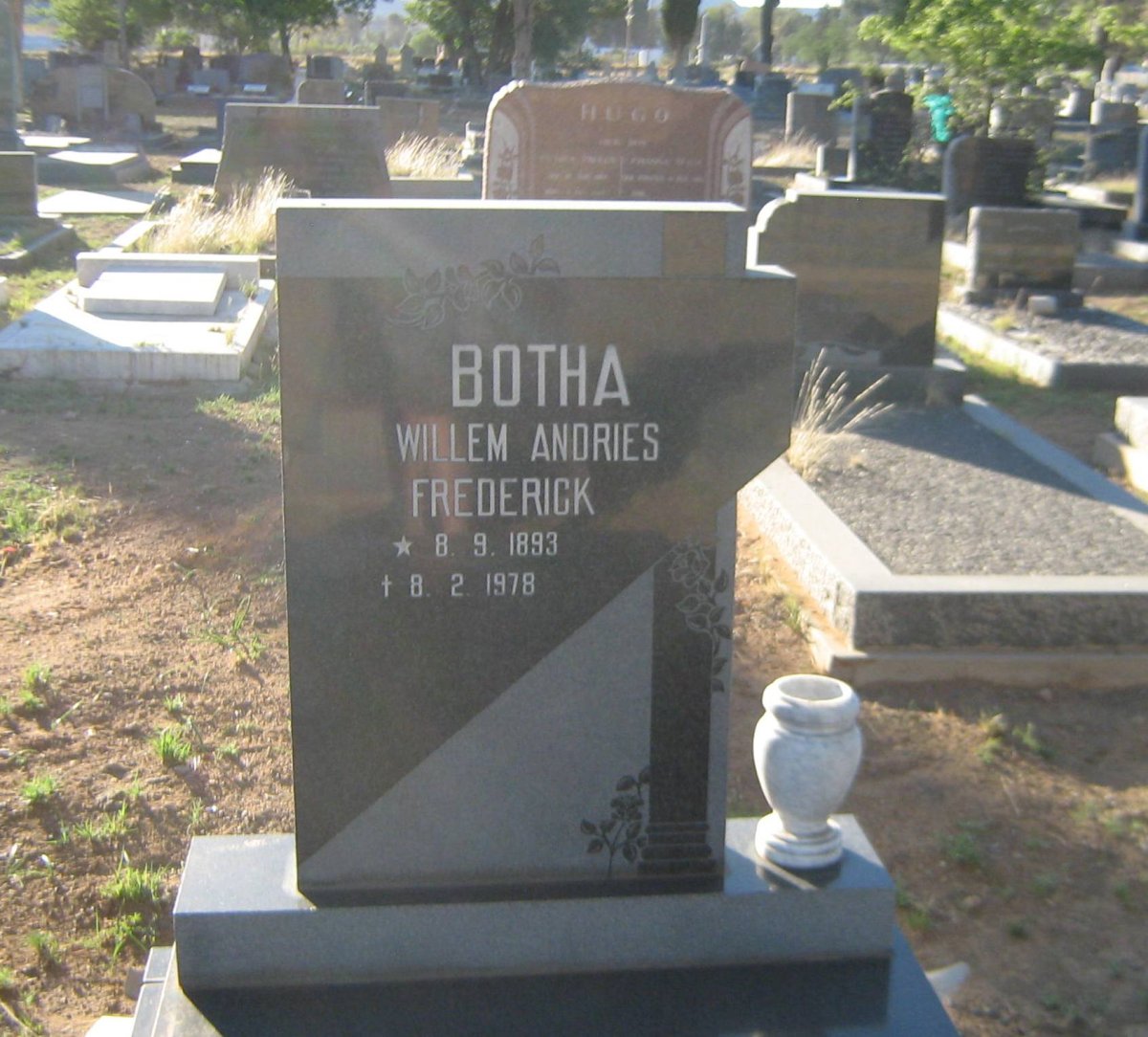 BOTHA Willem Andries Frederick 1893-1978