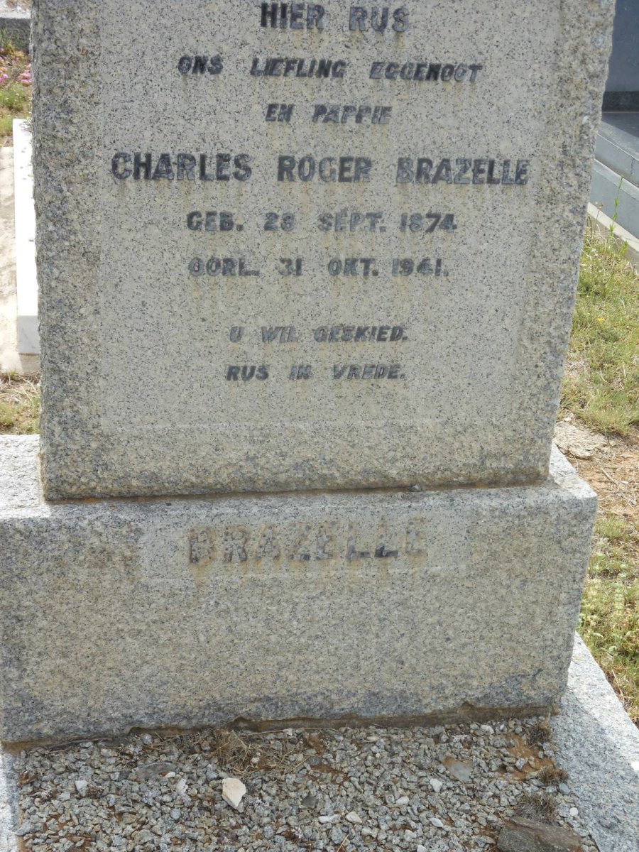 BRAZELLE Charles Roger 1874-1941