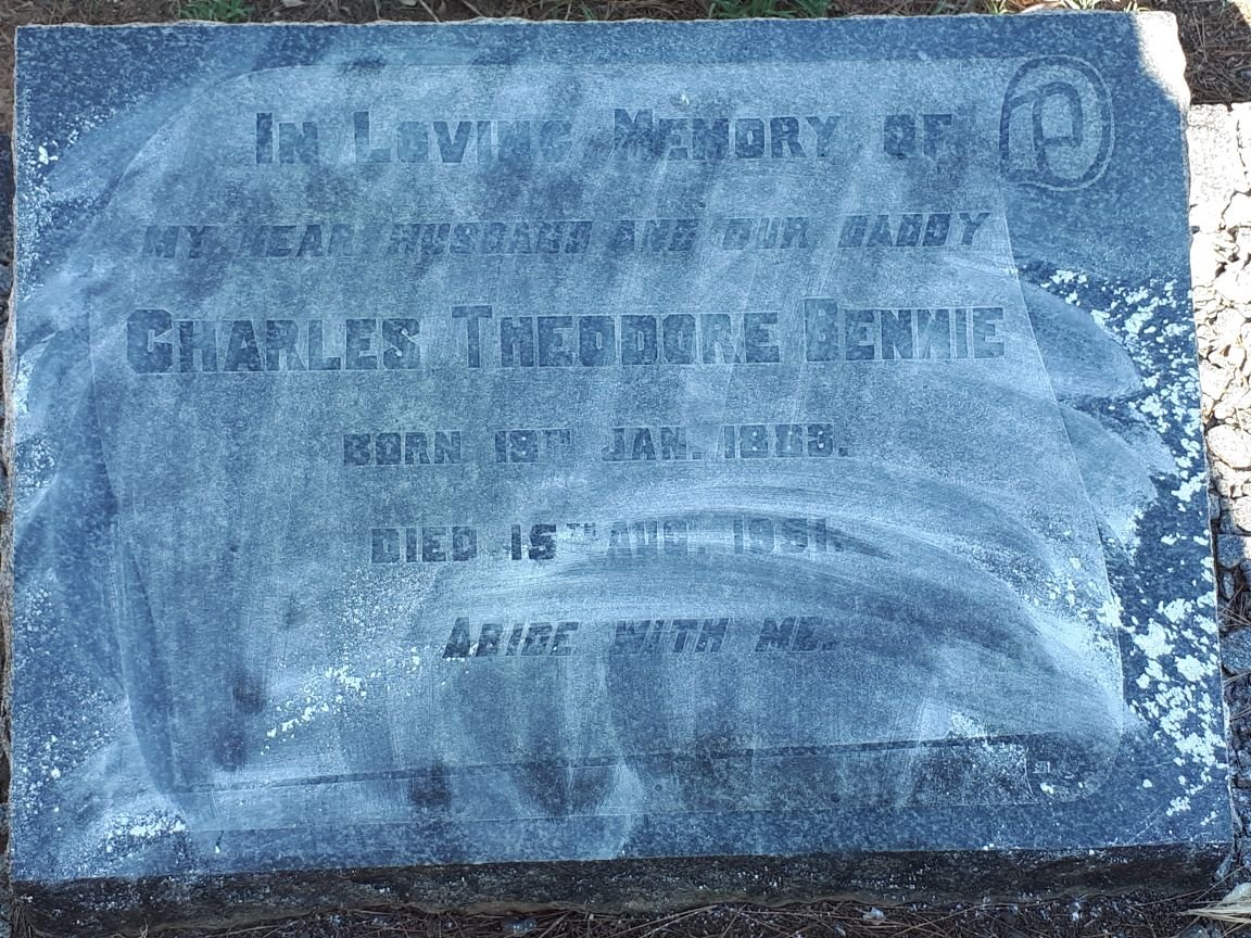 BENNIE Charles Theodore 1883-1951