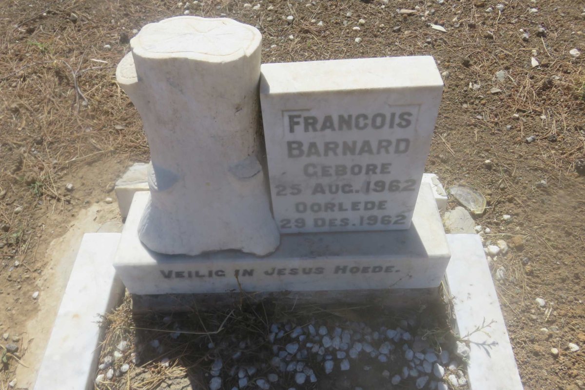 BARNARD Francois 1962-1962