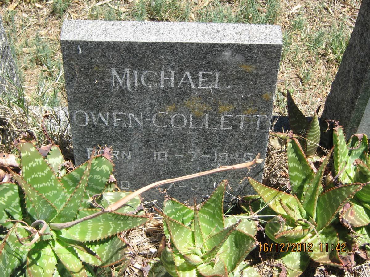 COLLETT Michael, OWEN 1945-1971