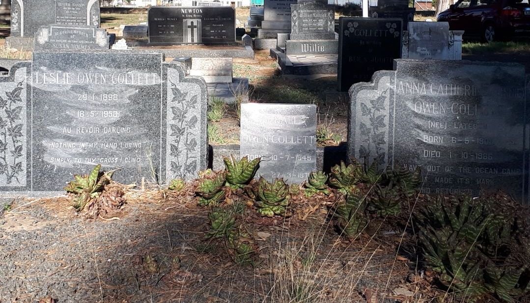 COLLETT Leslie, OWEN 1898-1953 &amp; Anna Catherine LATEGAN 1900-1966 :: OWEN-COLLETT Michael 1945-1971