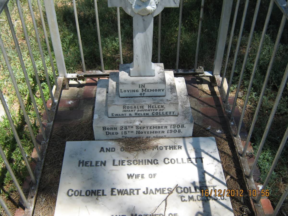 COLLETT Helen Liesching -1968 :: COLLETT Rosalie Helen 1908-1908